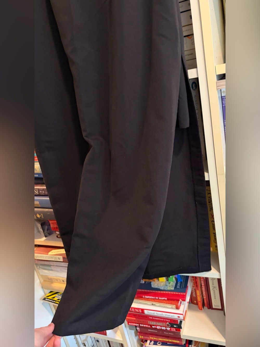 JRT by Newport News High Waisted Long Black Skirt Vintage - Picture 3 of 11